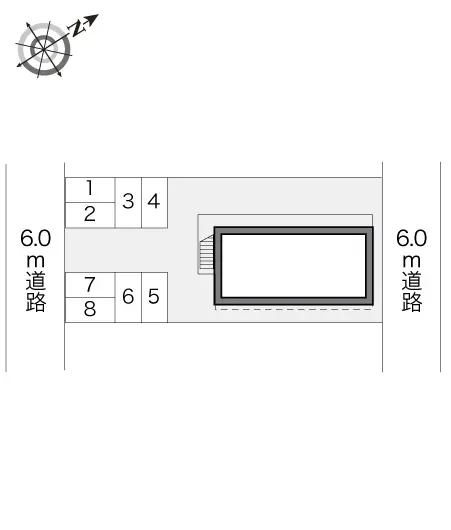 ★手数料０円★高崎市下之城町　月極駐車場（LP）